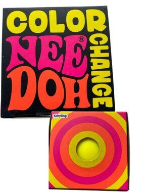 🌟 NEW IN BOX 💛 NeeDoh Color-Changing Squishy by Schylling 🌟